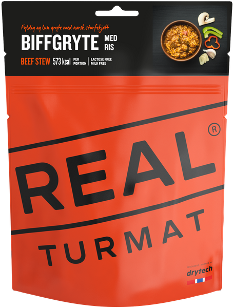 Real Turmat Beef Stew frysetørket turmat