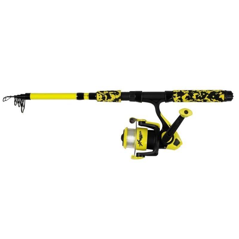 IFISH X-Wand Tele spinnsett 180 cm med teleskopstang og snelle